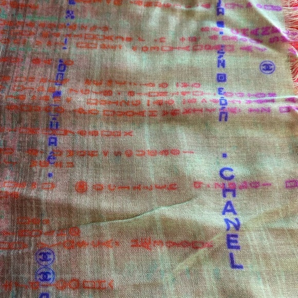 CHANEL Multi Color Cashmere & Silk Scarves - Picture 8 of 11